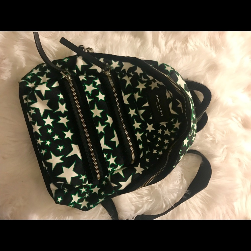 Marc Jacobs Mini flock stars printed backpack